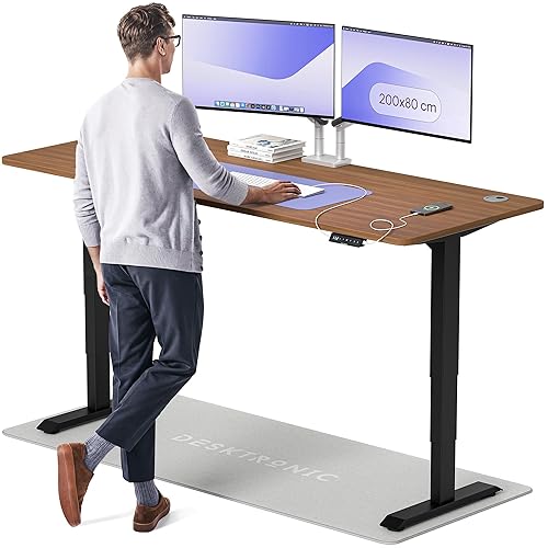 Desktronic Bureau Assis Debout Électrique 200x80cm